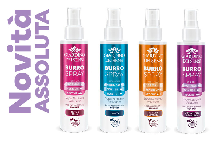 Giardino dei sensi burro spray